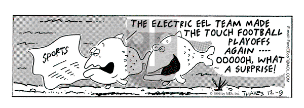 Frank and Ernest on Monday December 9, 1996 Comic Strip