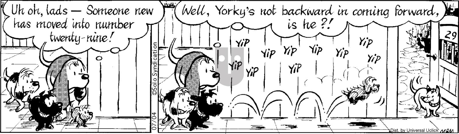 Fred Basset on Friday July 4, 2014 Comic Strip
