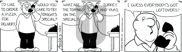 The Born Loser on Friday November 24, 2000 Comic Strip
