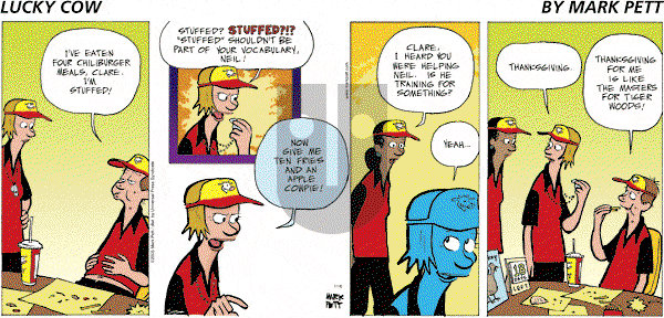 Lucky Cow on Tuesday November 29, 2005 Comic Strip