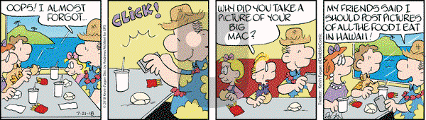 Drabble on Saturday July 21, 2018 Comic Strip