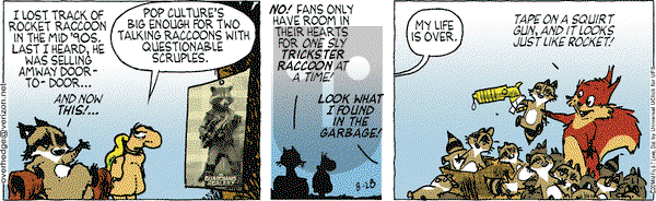 Over the Hedge on Thursday August 28, 2014 Comic Strip