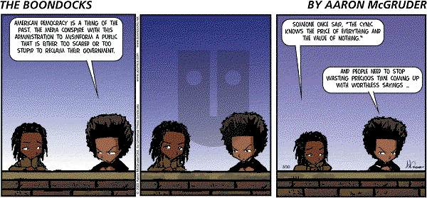 The Boondocks on Sunday October 31, 2010 Comic Strip