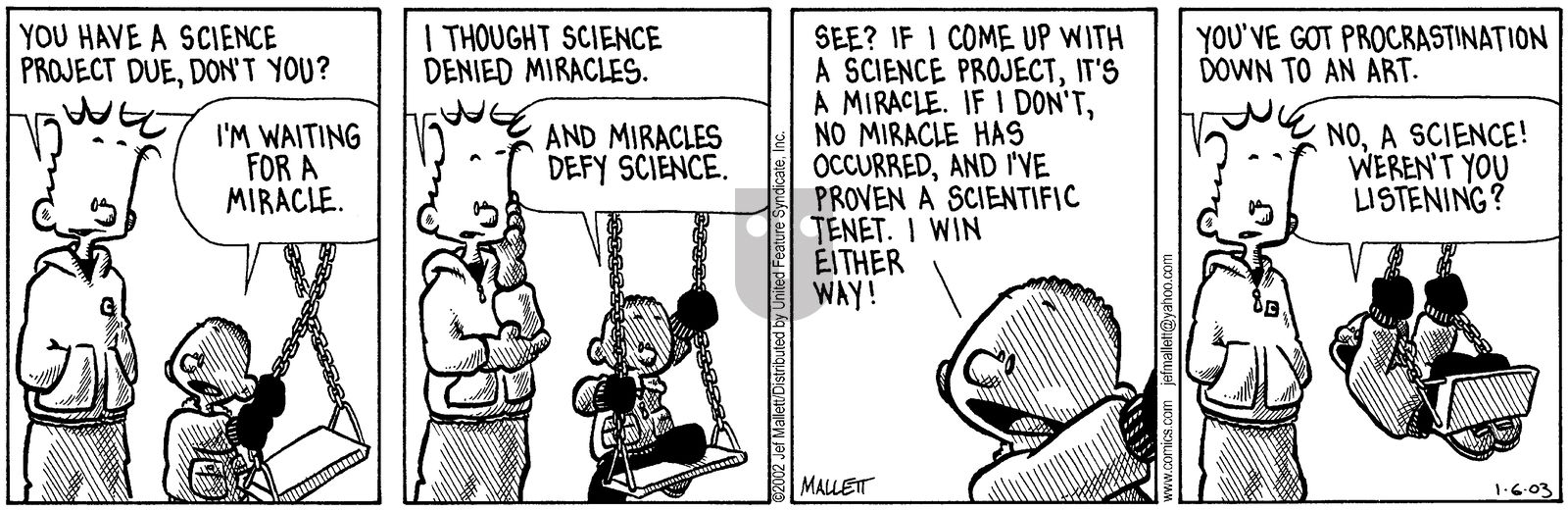 Frazz - Monday January 6, 2003 Comic Strip