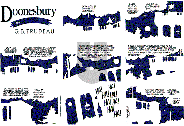 Doonesbury on Sunday December 1, 1991 Comic Strip