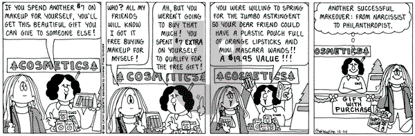Cathy Classics on Wednesday December 14, 1994 Comic Strip