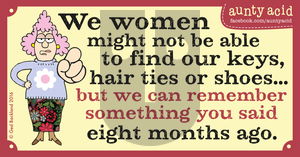Aunty Acid on Thursday September 15, 2016 Comic Strip