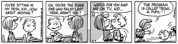 Peanuts on Thursday September 6, 1984 Comic Strip