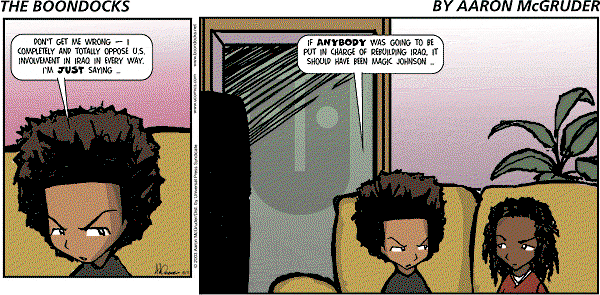 The Boondocks on Sunday January 2, 2011 Comic Strip