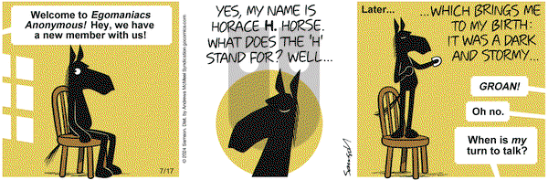Dark Side of the Horse - Wednesday July 17, 2024 Comic Strip