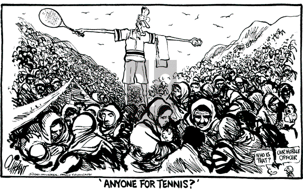 Pat Oliphant - Wednesday April 10, 1991 Comic Strip
