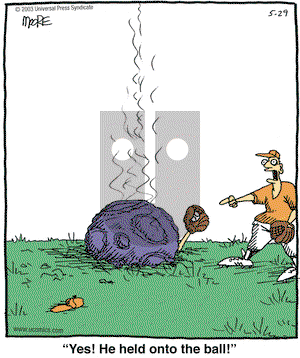 In the Bleachers on Thursday May 29, 2003 Comic Strip