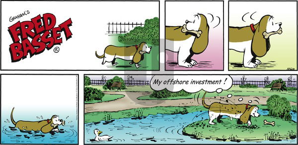 Fred Basset on Sunday May 7, 2017 Comic Strip