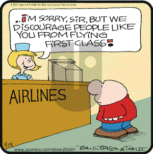 Ziggy on Friday March 28, 2003 Comic Strip