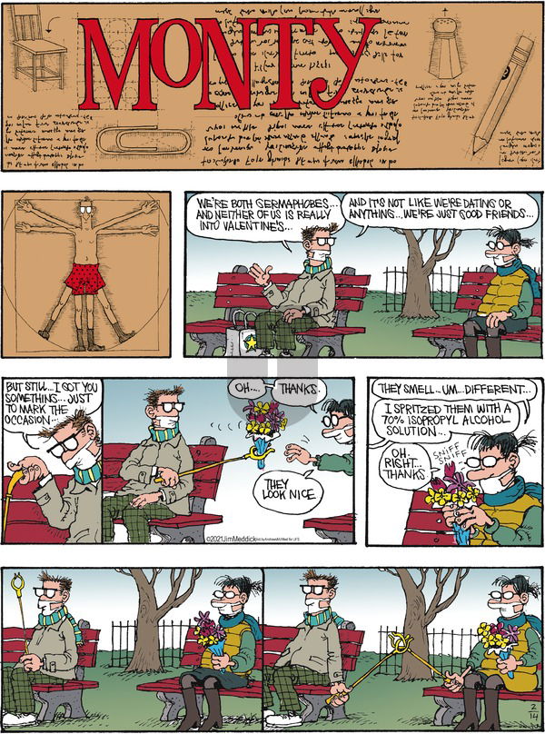 Monty on Sunday February 14, 2021 Comic Strip