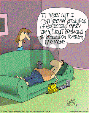 The Flying McCoys on Wednesday January 1, 2014 Comic Strip