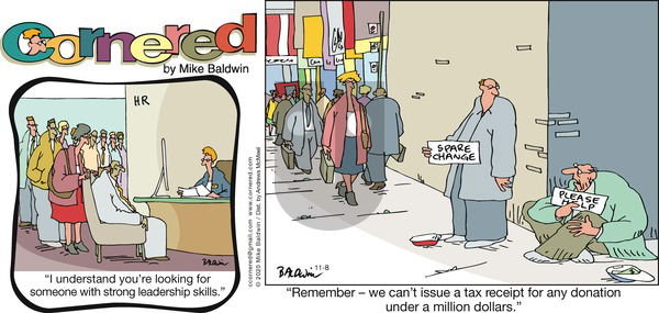 Cornered on Sunday November 8, 2020 Comic Strip