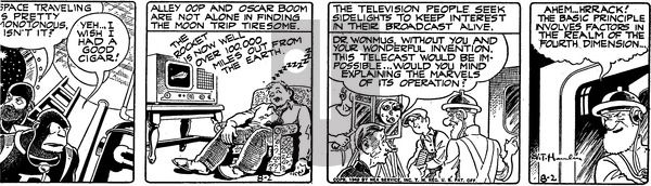 Alley Oop on Tuesday August 2, 1949 Comic Strip