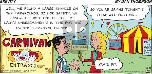 Brevity on Sunday December 18, 2016 Comic Strip