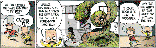 Wallace the Brave on Tuesday November 27, 2018 Comic Strip