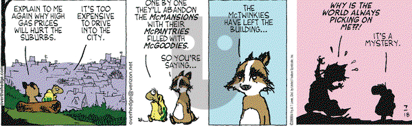 Over the Hedge on Friday July 18, 2008 Comic Strip