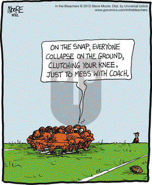 In the Bleachers on Wednesday July 22, 2015 Comic Strip