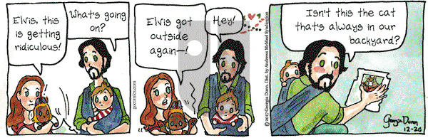 Breaking Cat News on Wednesday December 20, 2017 Comic Strip