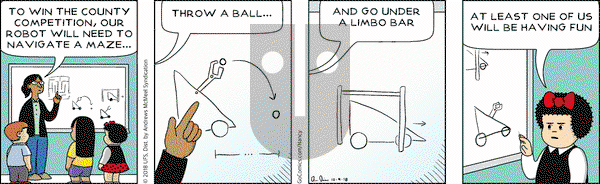 Nancy on Tuesday October 9, 2018 Comic Strip