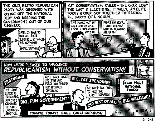 Ted Rall on Tuesday February 6, 2001 Comic Strip