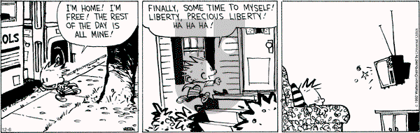Calvin and Hobbes - Thursday December 6, 2012 Comic Strip