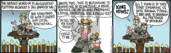 Monty on Friday February 19, 2021 Comic Strip