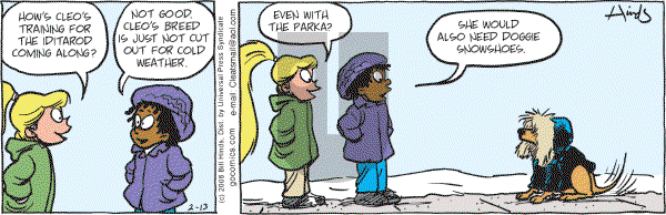 Cleats - Wednesday February 13, 2008 Comic Strip
