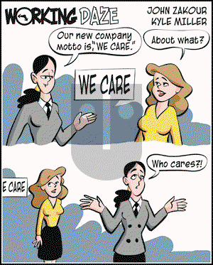 Working Daze on Wednesday July 9, 2003 Comic Strip
