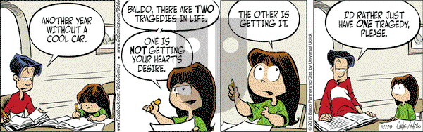 Baldo on Tuesday December 29, 2015 Comic Strip