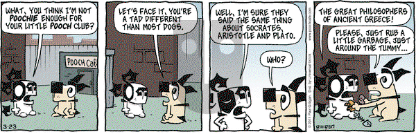 Pooch Cafe - Wednesday March 23, 2011 Comic Strip