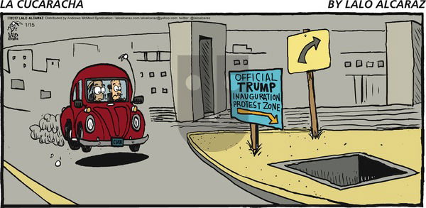 La Cucaracha on Sunday January 15, 2017 Comic Strip