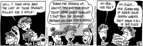 Heart of the City on Friday July 24, 2015 Comic Strip
