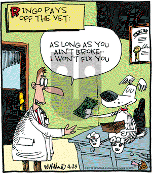 Reality Check on Monday April 23, 2012 Comic Strip