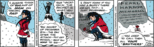 Nancy on Monday December 7, 2009 Comic Strip