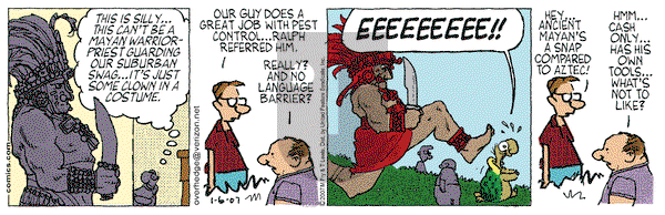 Over the Hedge on Saturday January 6, 2007 Comic Strip