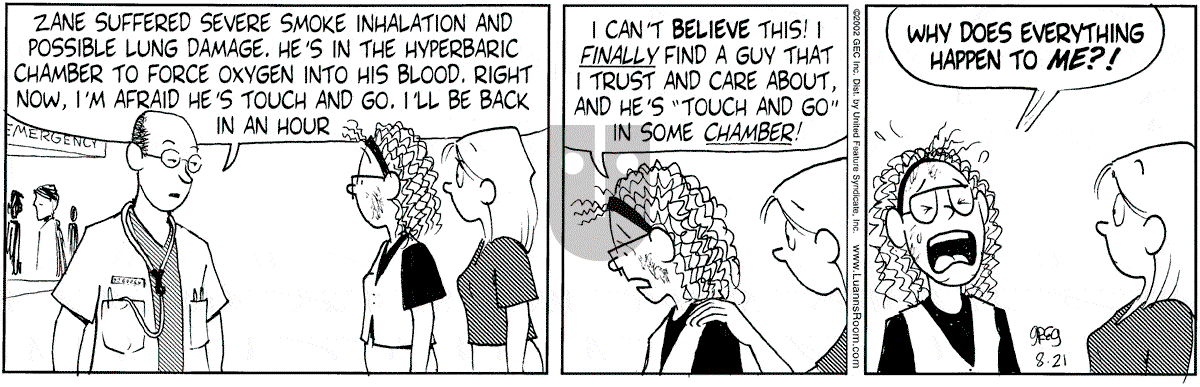 Luann - Wednesday August 21, 2002 Comic Strip