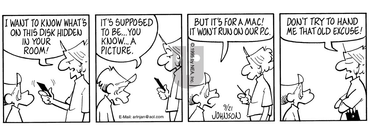 Arlo and Janis - Thursday September 21, 1995 Comic Strip