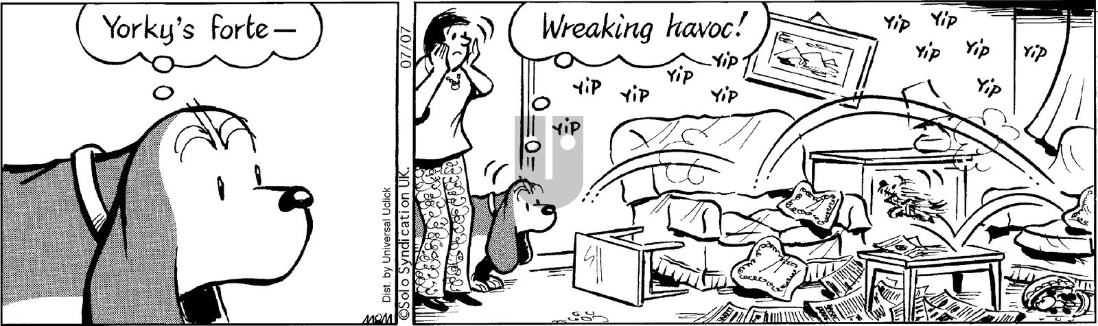 Fred Basset on Monday July 7, 2014 Comic Strip