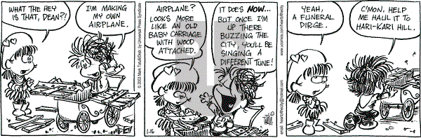 Heart of the City on Thursday January 16, 2003 Comic Strip