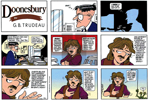 Doonesbury on Sunday September 11, 1994 Comic Strip