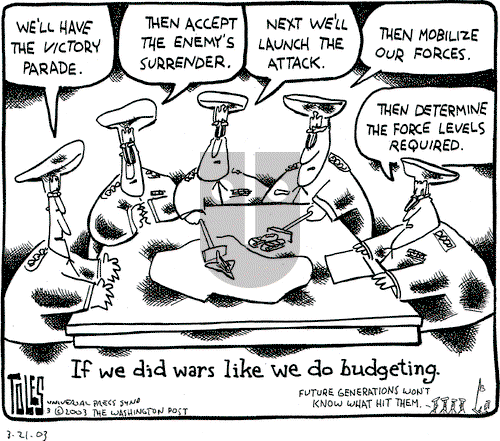 Tom Toles on Friday March 21, 2003 Comic Strip