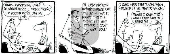 The Duplex on Friday September 24, 1999 Comic Strip