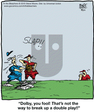 In the Bleachers on Friday August 23, 2013 Comic Strip