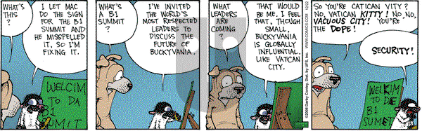 Get Fuzzy on Monday December 22, 2008 Comic Strip