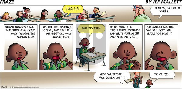 Frazz on Sunday November 6, 2016 Comic Strip